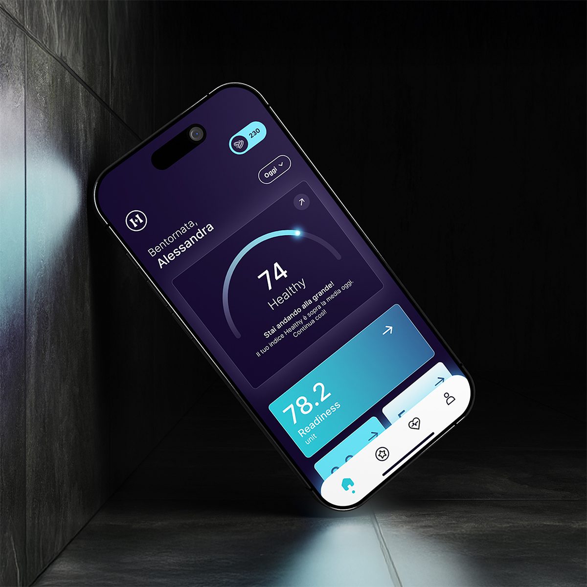 Creative direction Healthy app